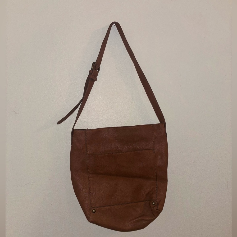 Brown/Burnt Orange Shoulder Bag